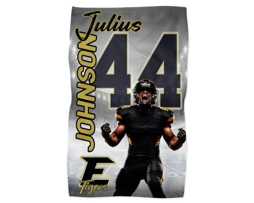 Custom Elba Tigers Sport Towel - Football