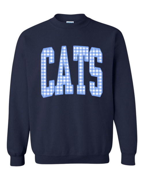 Wholesale - Custom Plaid Mascot Sweatshirt