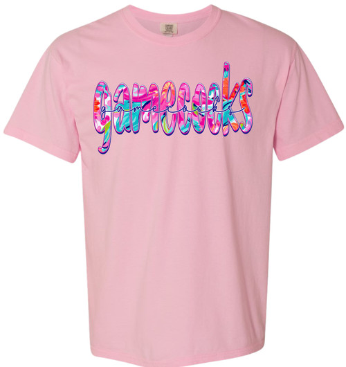 Floral Gamecocks Comfort Color T Shirt