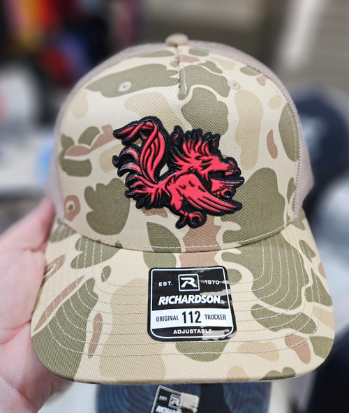 Duck Camo 3D Gamecocks Patch Rchardson Hati