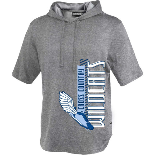 Wildcats Cross Country Short Sleeve Warmup Hoodie