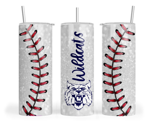 Wildcats Baseball 20 Oz Tumbler