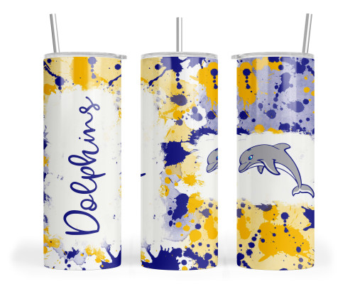 Dolphins 20 Oz Tumbler