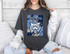 Wildcat Abstract Floral Comfort Color T Shirt
