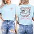 Preppy Bulldog Comfort Color T Shirt