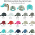 Monogrammed Distressed Mesh Back Ponytail Hat