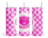 Preppy Pink Wildcats 20 Oz Tumbler