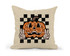 Preppy Pumpkin Fuax Burlap Pillow