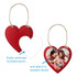 Blank Sublimation Heart Ornament