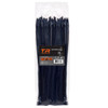 TR Industrial Multi-Purpose UV Resistant Black Cable Ties, 12 inches, 100 Pack
