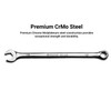 Capri Tools 11 mm WaveDrive Pro Combination Wrench for Regular and Rounded Bolts