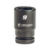 Capri Tools 9 mm Shallow Impact Socket, 1/4-Inch Drive, 6-Point, Metric