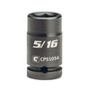 Capri Tools 5/16-Inch Shallow Impact Socket, 1/4-Inch Drive, 6-Point, SAE