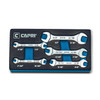 Capri Tools Slim Mini Open End Wrench Set, SAE, 3/16 to 9/16 in., 5-Piece