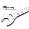 Capri Tools 1/4 in. Angle Open End Wrench, 30° and 60° angles, SAE