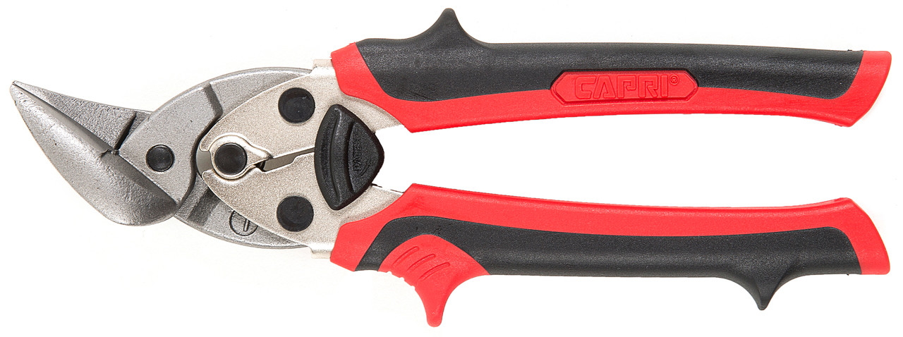 Capri Tools Aviation Tin Snips, 7 inches, Left