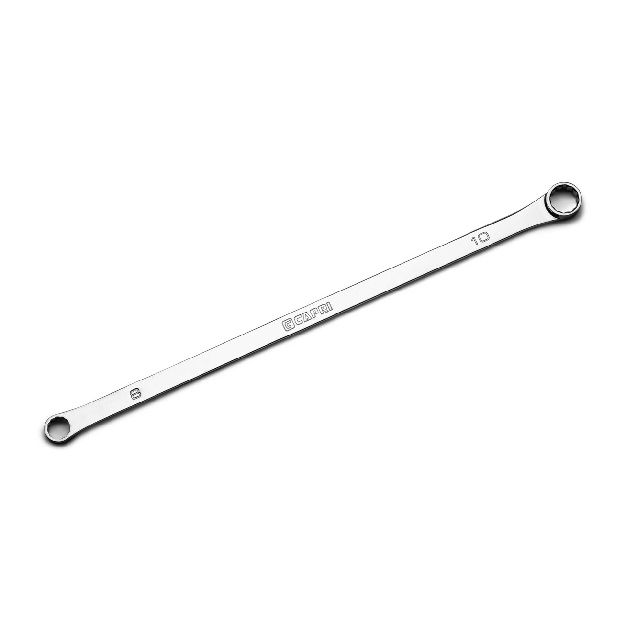 Capri Tools 8 x 10 mm 0 Degree Offset Extra Long Box End Wrench