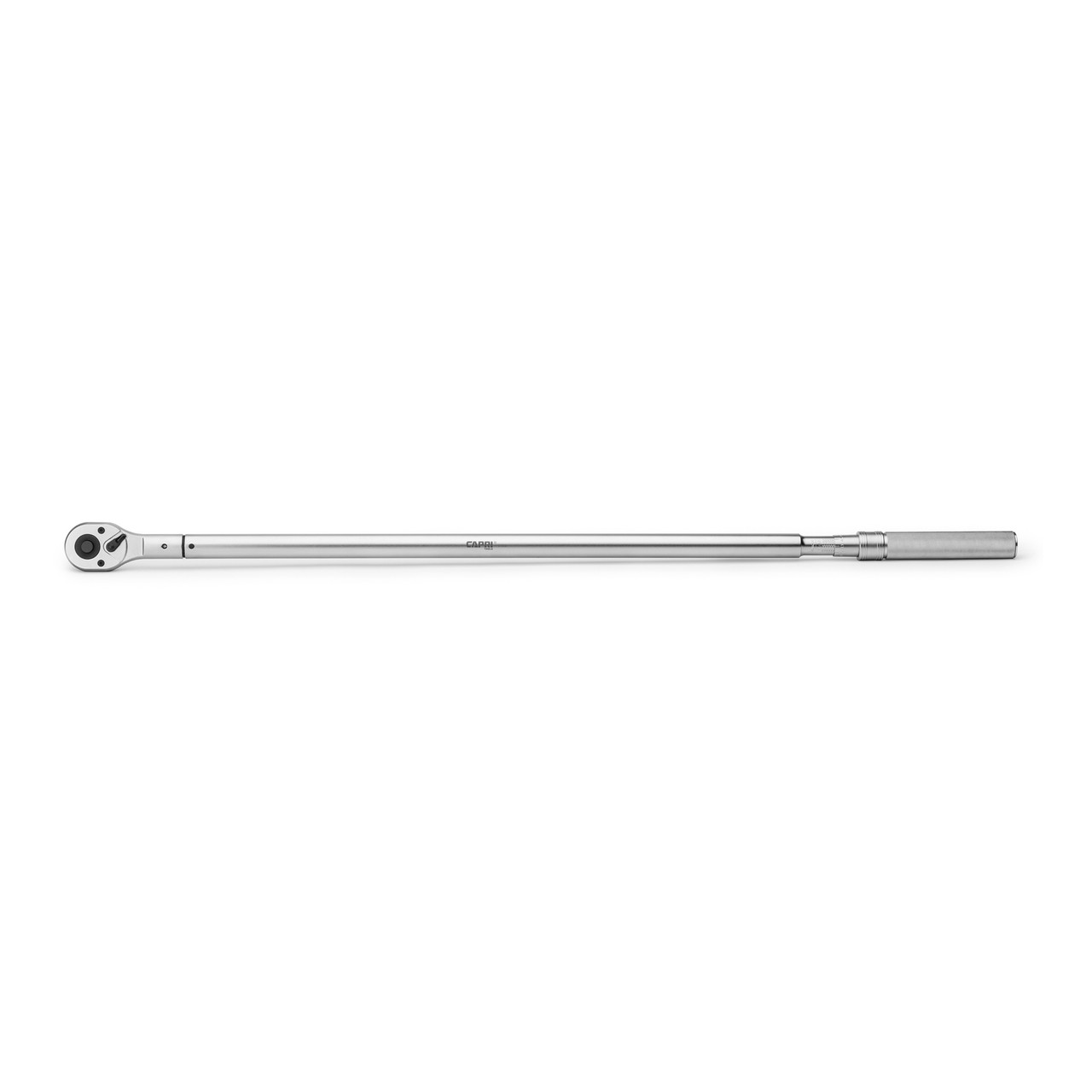 Capri Tools 150-750 Foot Pound Industrial Torque Wrench, 1"", Matte Chrome