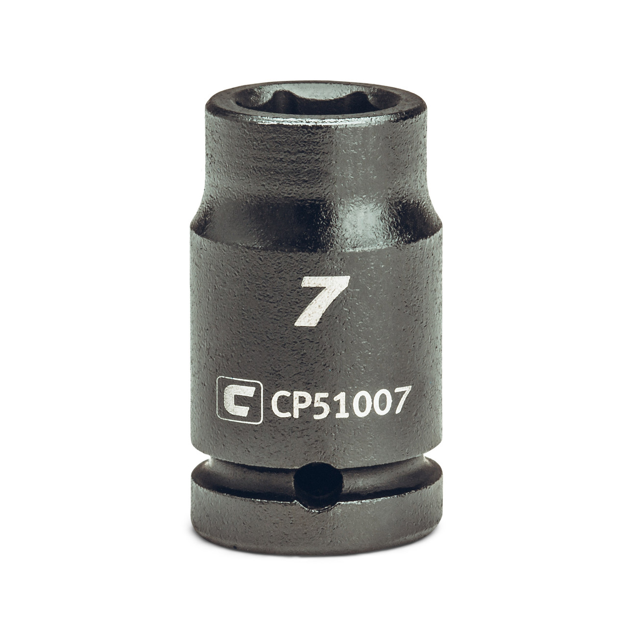 Capri Tools 7 mm Shallow Impact Socket, 1/4-Inch Drive, 6-Point, Metric