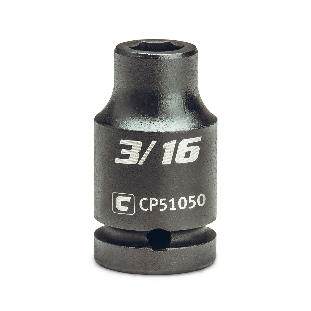 Capri Tools 3/16-Inch Shallow Impact Socket, 1/4-Inch Drive, 6-Point, SAE
