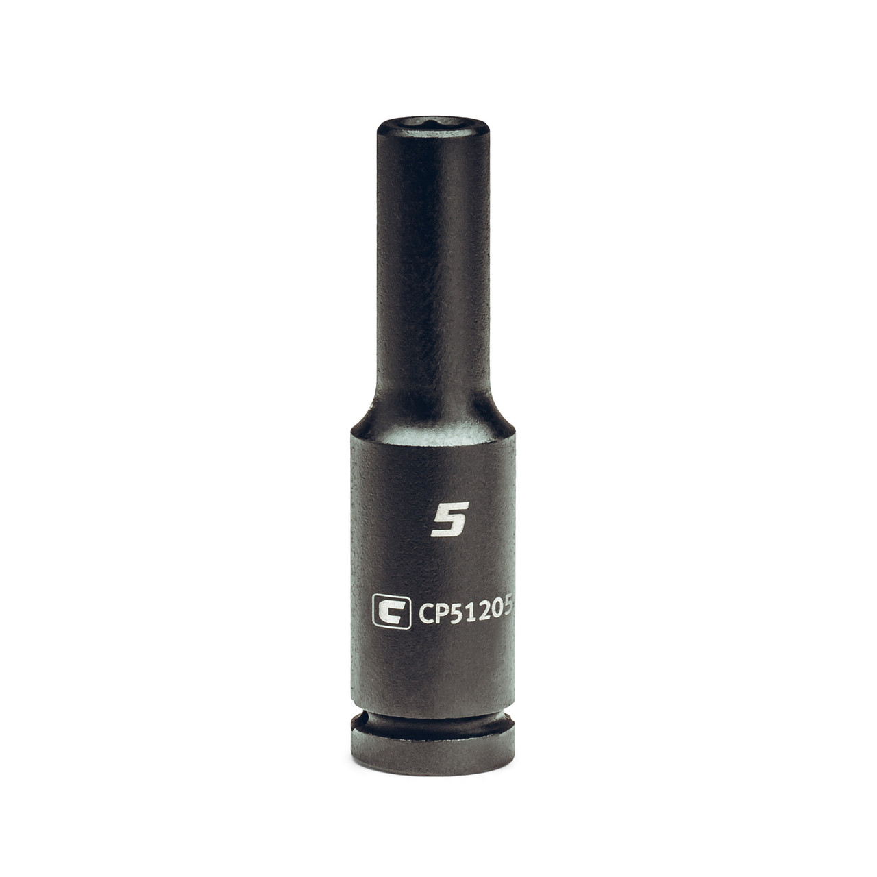 Capri Tools 5 mm Deep Impact Socket, 1/4-Inch Drive, 6-Point, Metric