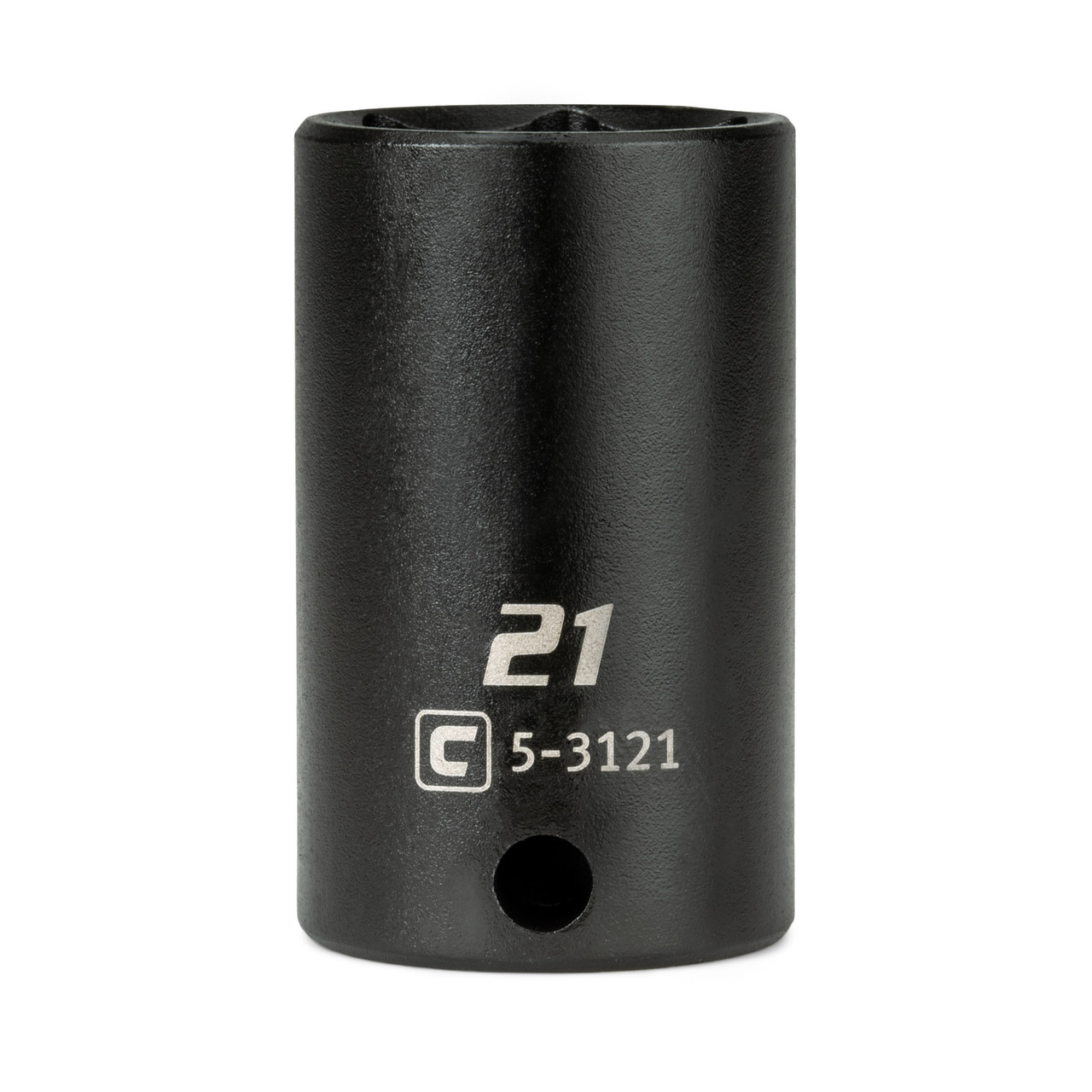 Capri Tools 3/8 in. Drive 21 mm Semi-Deep Impact Socket