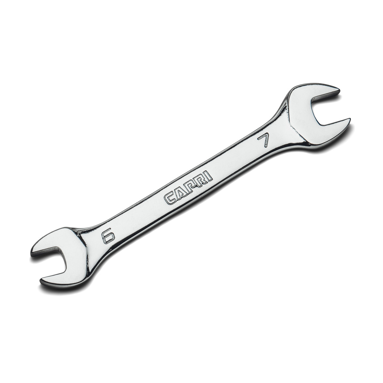 Capri Tools 6 mm x 7 mm Slim Mini Open End Wrench, Metric