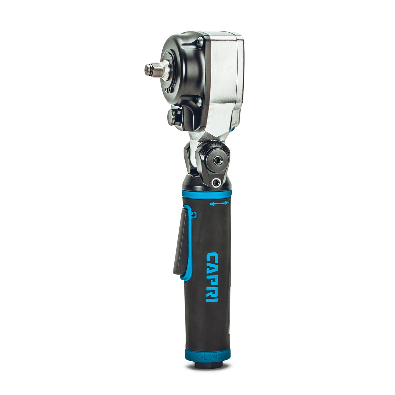 Capri Tools 3/8 in. Flex-Head Air Angle Impact Wrench, 220 ft. lbs.