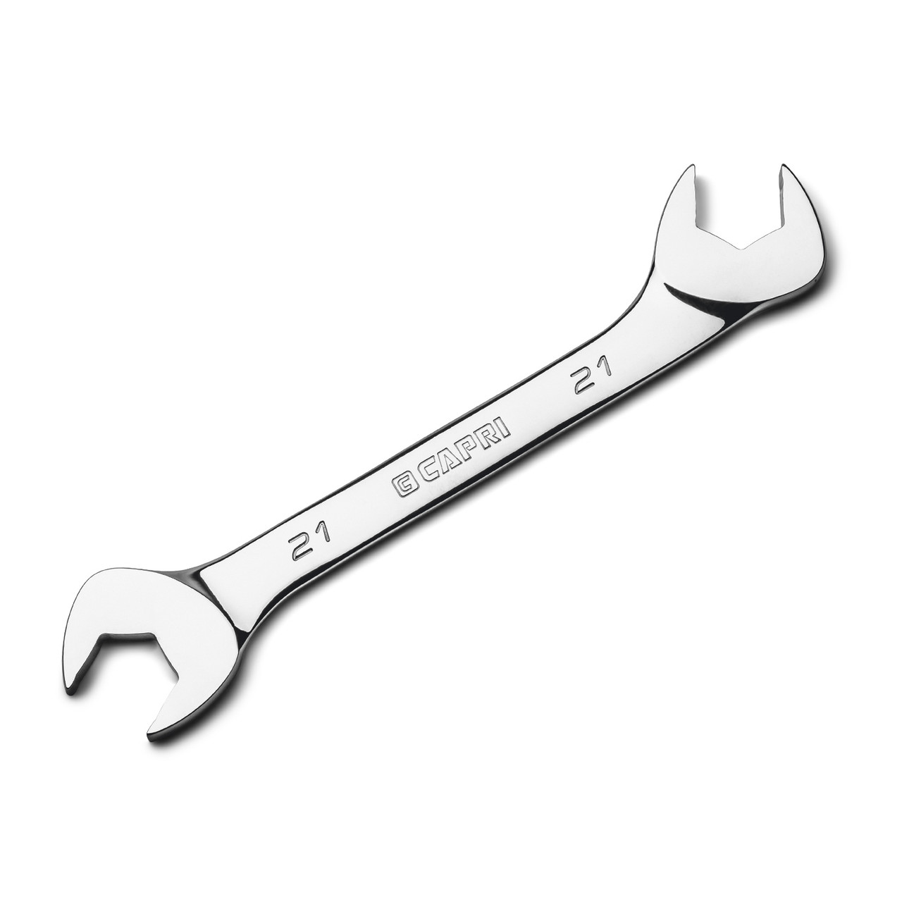 Capri Tools 21 mm Angle Open End Wrench, 30° and 60° angles, Metric