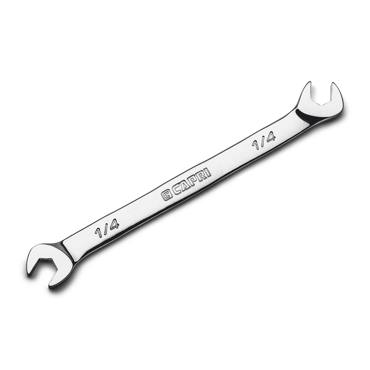 Capri Tools 1/4 in. Angle Open End Wrench, 30° and 60° angles, SAE