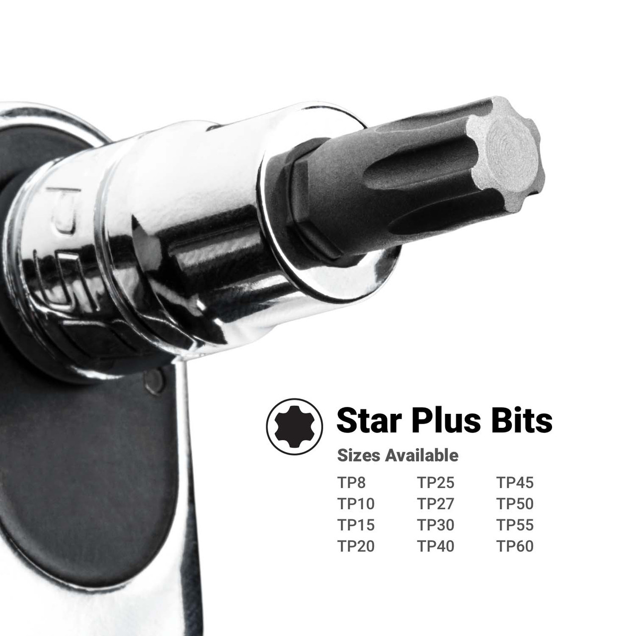 Capri Tools TP15 Star Plus Bit Socket, 1/4 in. Drive
