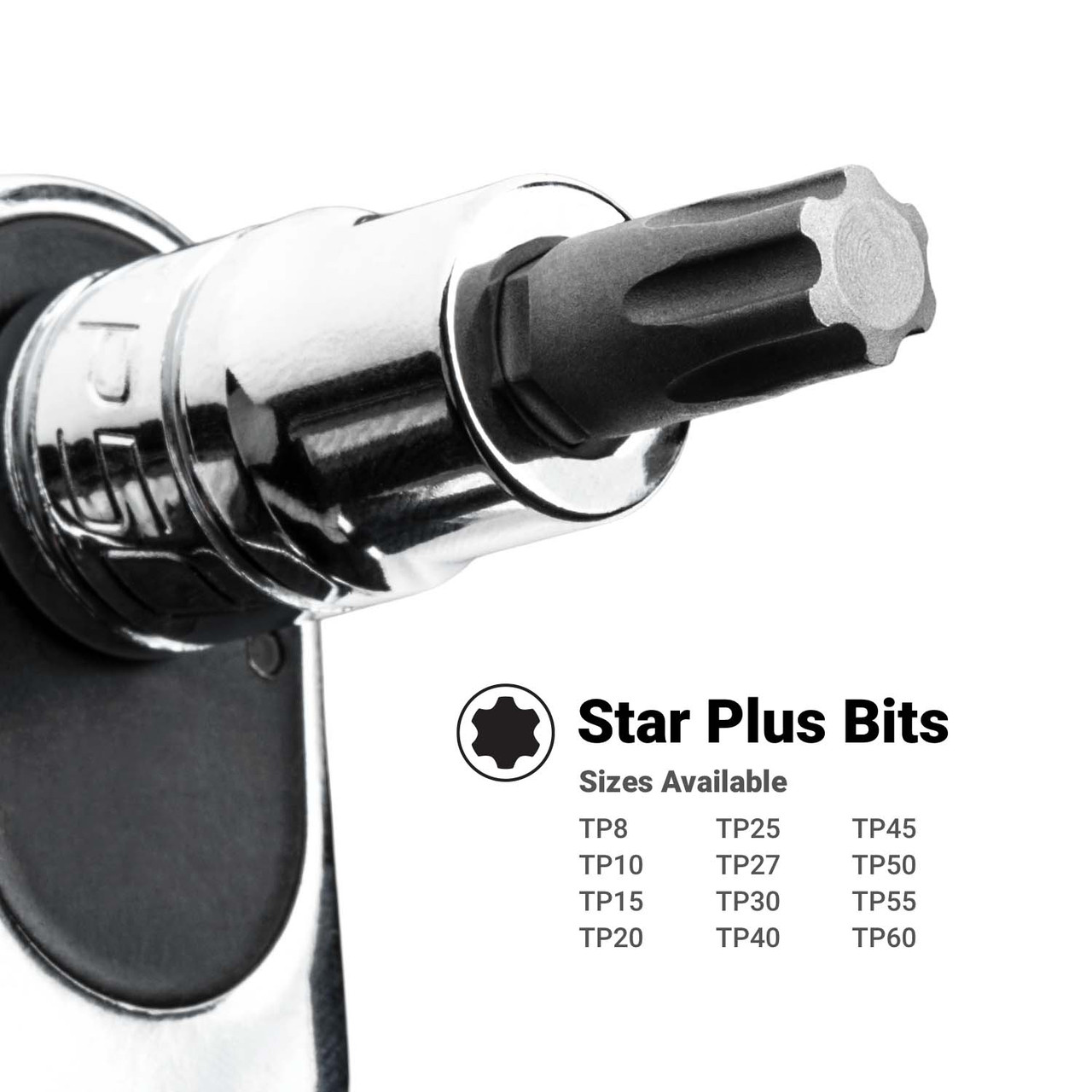 Capri Tools TP25 Star Plus Bit Socket, 1/4 in. Drive