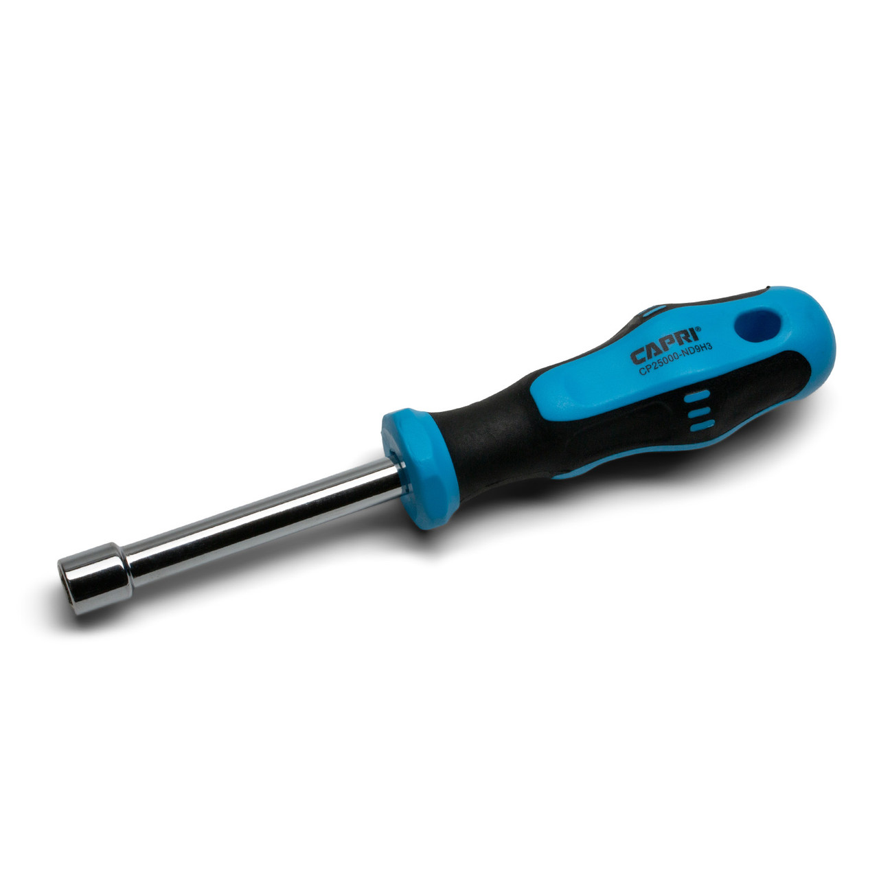 Capri Tools Kontour 9 mm Nut Driver, 3-Inch Hollow Shaft