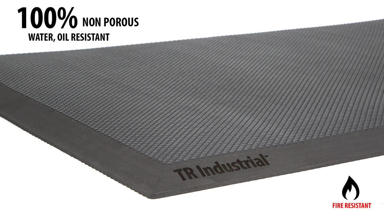 TR Industrial 88250 Anti-fatigue Floor Mat Industrial Comfort Master, 24x36 inches