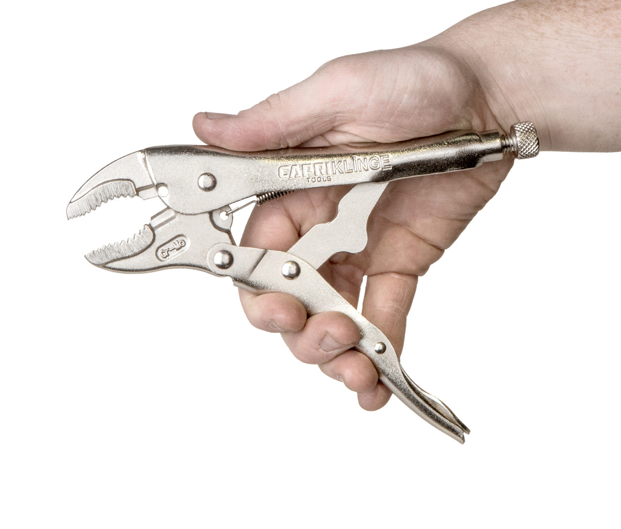 Capri Tools Klinge 5 in. Curved Jaw Locking Pliers with Wire Cutter