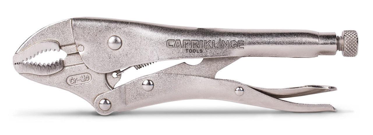 Capri Tools Klinge 5 in. Curved Jaw Locking Pliers with Wire Cutter