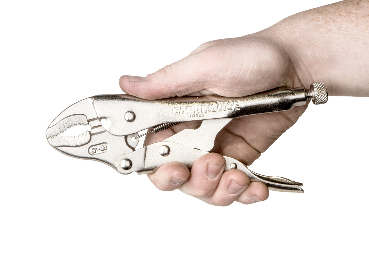 Capri Tools Klinge 5 in. Curved Jaw Locking Pliers with Wire Cutter