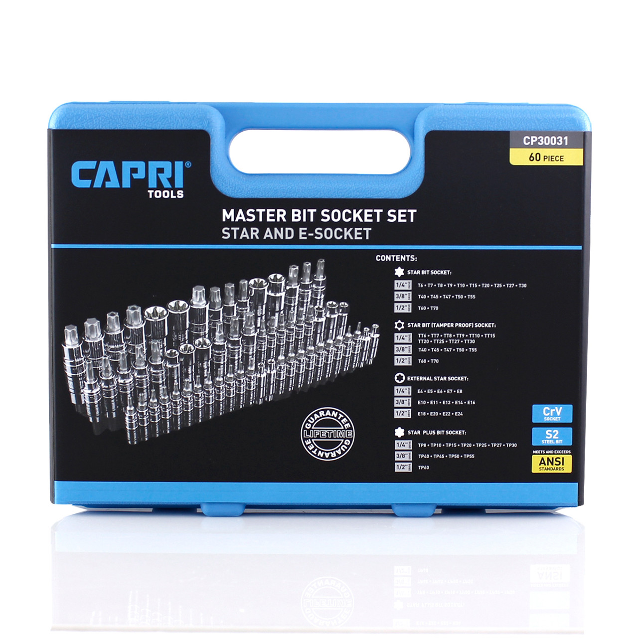 Capri Tools 60-Piece Master Torx Socket Bit Set