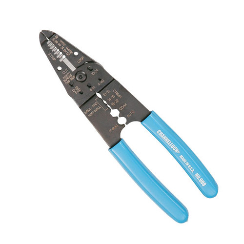 Channellock 908 6-1/4-Inch Wire Stripper and Cutter
