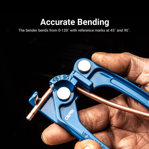 Capri Tools Tube Bender, 1/8, 3/16 and 1/4 in.