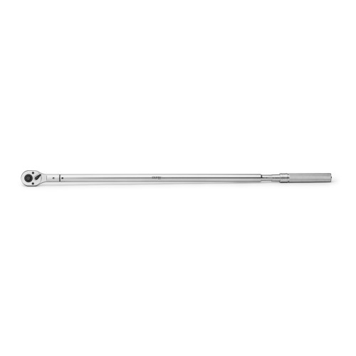 Capri Tools 150-750 Foot Pound Industrial Torque Wrench, 1"", Matte Chrome