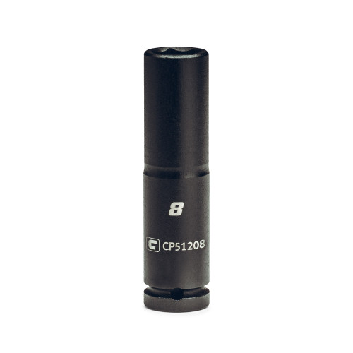Capri Tools 8 mm Deep Impact Socket, 1/4-Inch Drive, 6-Point, Metric