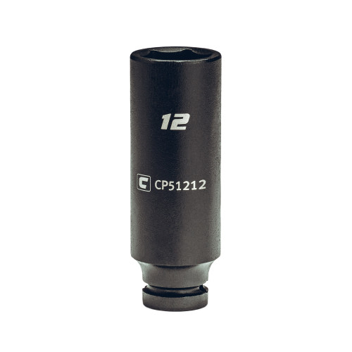 Capri Tools 12 mm Deep Impact Socket, 1/4-Inch Drive, 6-Point, Metric