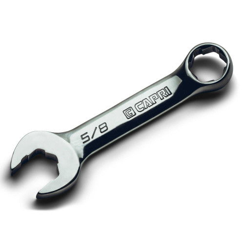 Capri Tools 5/8 in. WaveDrive Pro Stubby Combination Wrench for Regular and Rounded Bolts