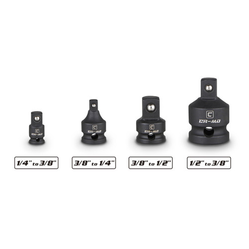 Capri Tools Impact Adapter and Reducer Set, CrMo, 4-Piece