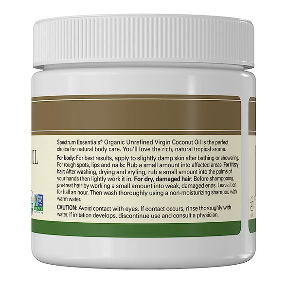 Spectrum Essentials Organic Virgin Coconut Oil