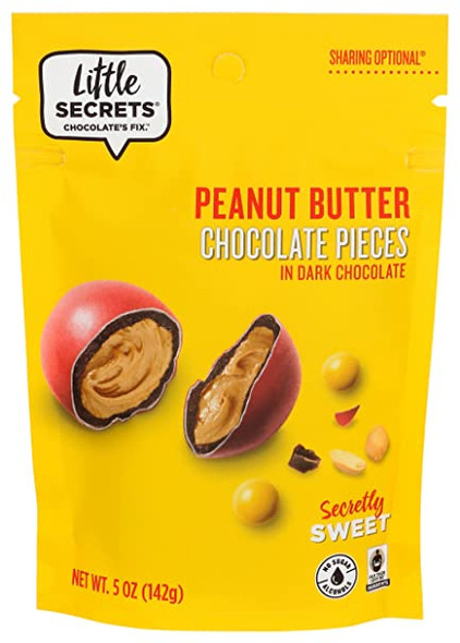 LITTLE SECRETS Candy Chocolate Dark Peanut Butter