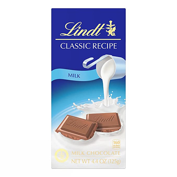 Lindt CLASSIC RECIPE Milk Chocolate Candy Bar