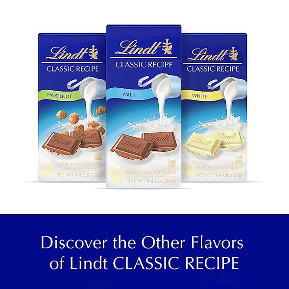 Lindt CLASSIC RECIPE Milk Chocolate Candy Bar