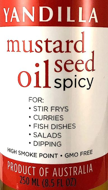 Yandilla Food Grade All-Natural Mustard Seed Oil